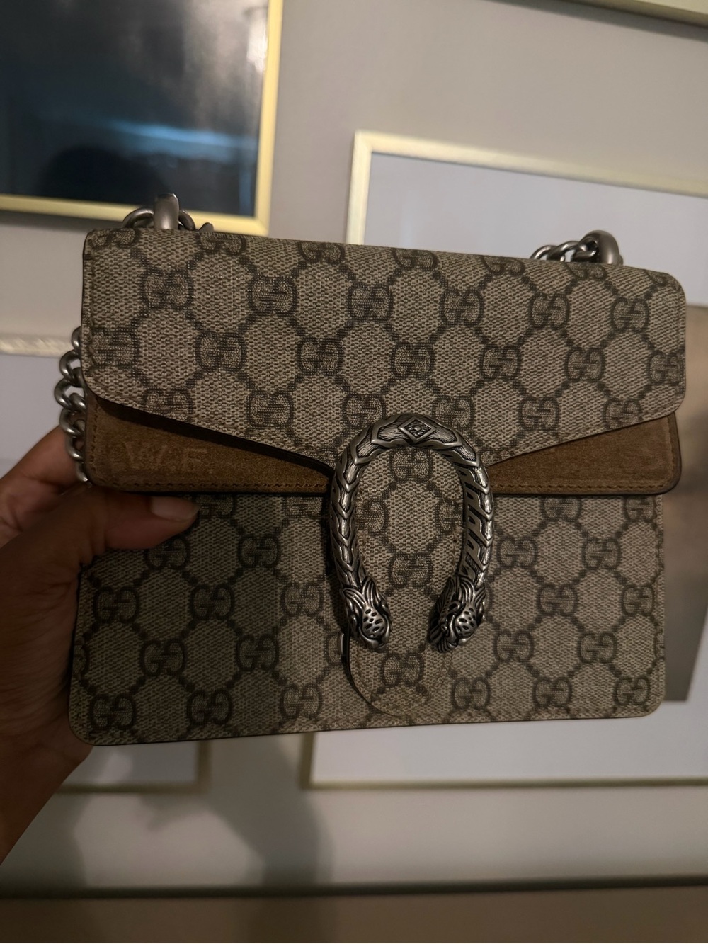 Gucci Medium Gg Supreme Dionysus Shoulder Bag